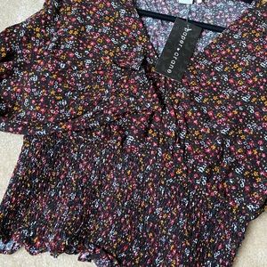 Long Sleeve Floral Blouse